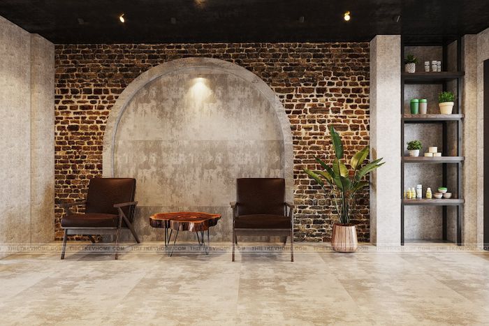 Hình ảnh thi công barbershop chuẩn men bởi V-Home