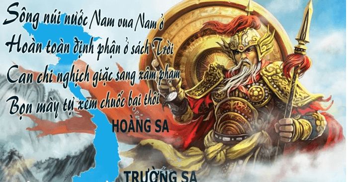 Tranh minh họa: Khí thế quân dân Đại Việt trong trận chiến lịch sử trên sông Như Nguyệt (Nguồn: Bảo tàng Lịch sử Quốc gia)