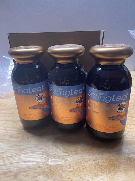 Dầu Cá Spring Leaf Omega 3 1000mg - Ảnh 1