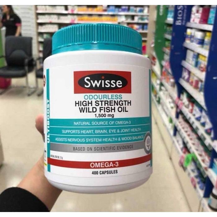 Viên Dầu Cá Không Mùi Swisse 1500mg - Ảnh 2