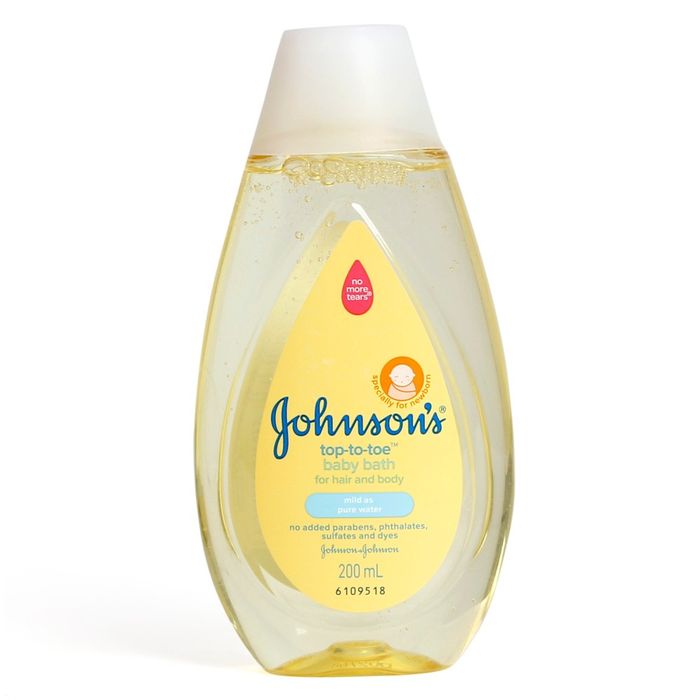 Hình ảnh chai sữa tắm Johnson's Baby 200ml với thiết kế cổ điển đặc trưng