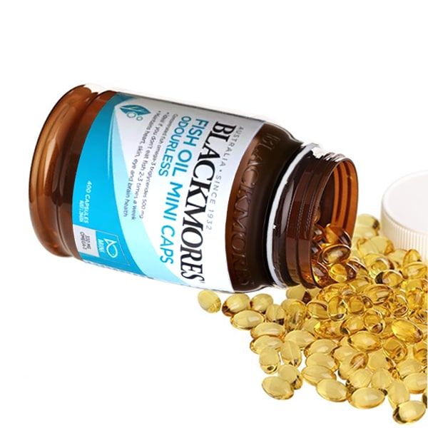 Dầu Cá Không Mùi Blackmores Odourless Fish Oil 1000 Mini Capsules - Ảnh 2