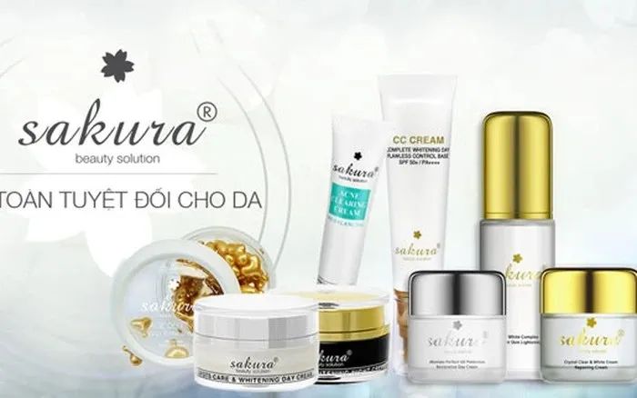 Hình ảnh minh họa mỹ phẩm Sakura