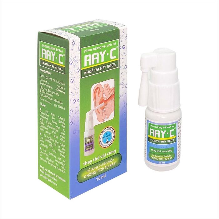 Hình ảnh Xịt Vệ Sinh Tai RAY-C