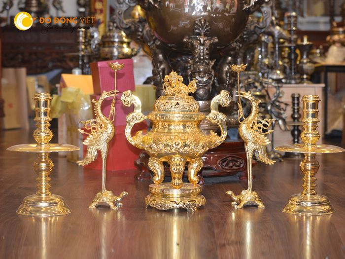 Bộ sưu tập đỉnh đồng - lư hương tinh xảo từ Đồ Đồng Việt (Ảnh 2)