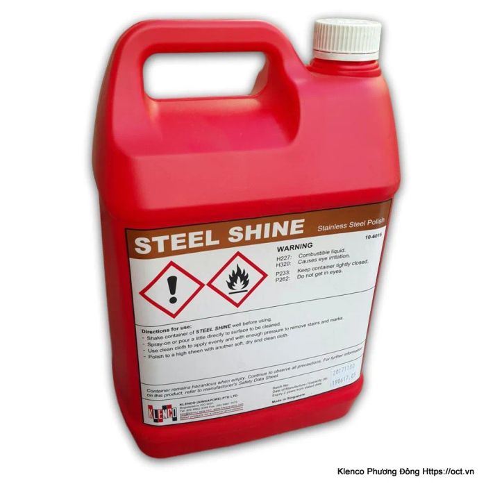 Hình ảnh chi tiết Klenco Steel Shine - Dung dịch đánh bóng inox cao cấp