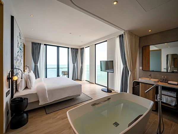 Không gian phòng nghỉ sang trọng tại Anya Premier Hotel Quy Nhơn - Nơi mỗi chi tiết đều toát lên đẳng cấp 5 sao