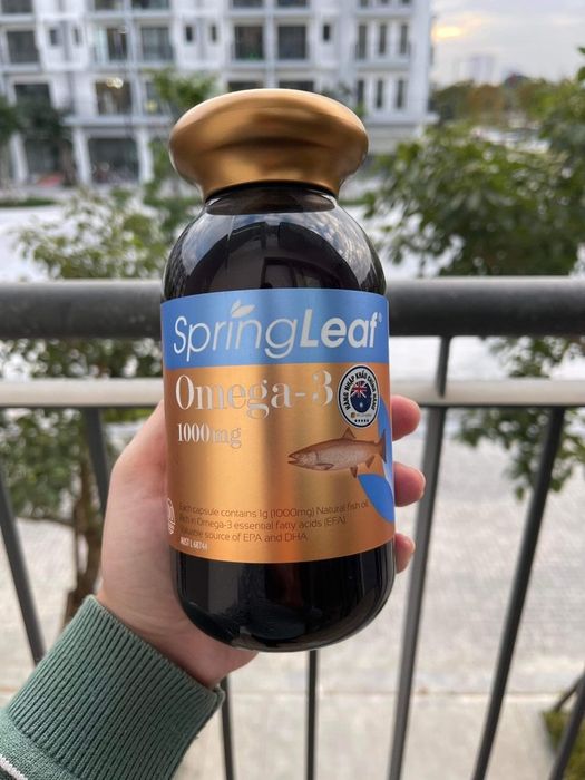 Dầu Cá Spring Leaf Omega 3 1000mg - Ảnh 2