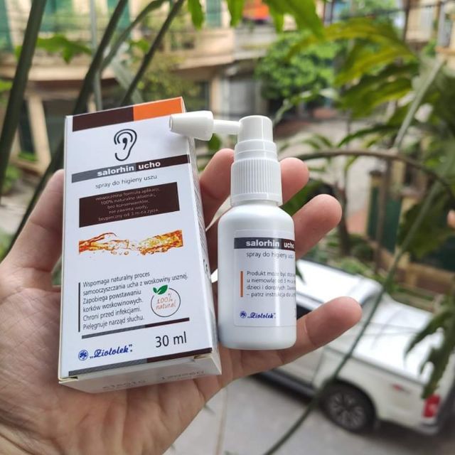 Hình ảnh minh họa dung dịch vệ sinh tai Salorhin - phiên bản 1