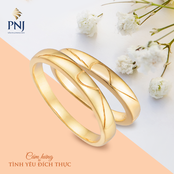 Nhẫn cưới PNJ - Tinh hoa chế tác trang sức Việt