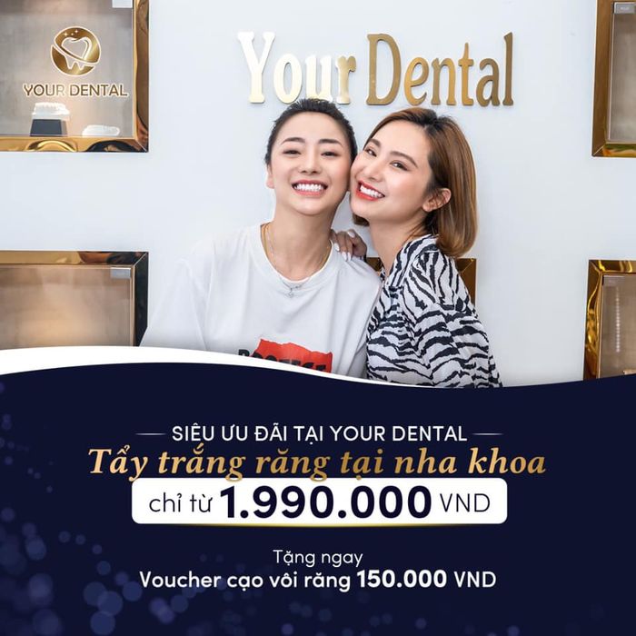 Quy trình tẩy trắng răng chuẩn quốc tế tại Your Dental