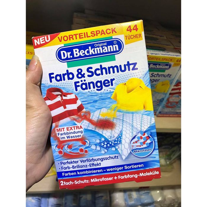 Hình ảnh thực tế giấy hút màu Dr.Beckmann - Công nghệ Đức bảo vệ màu sắc
