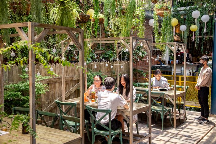 Không gian xanh mướt như tranh vẽ tại Farmers' Garden