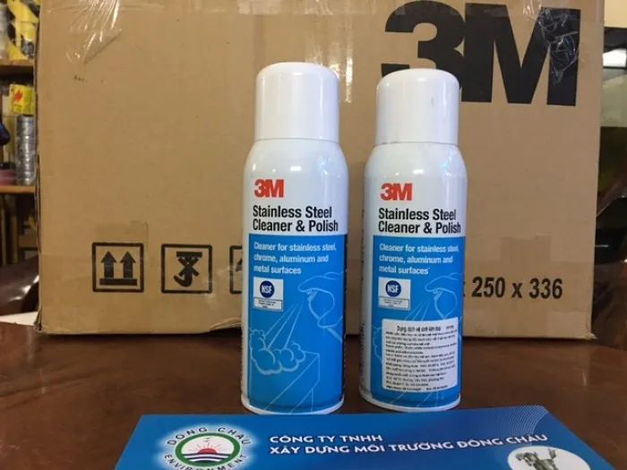 Hình ảnh minh họa 3M Stainless Steel Cleaner & Polish - Dung dịch đánh bóng inox cao cấp