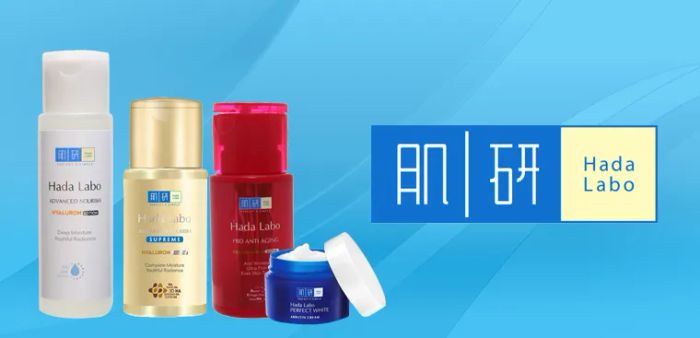 Hình ảnh mỹ phẩm Hada Labo số 1 – biểu tượng của sự tinh khiết và hiệu quả dưỡng ẩm Nhật Bản.