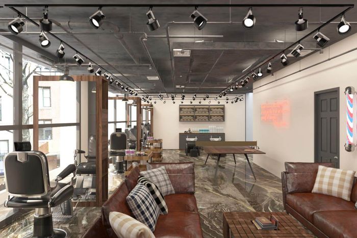Không gian barbershop nghệ thuật được thực hiện bởi Pendecor