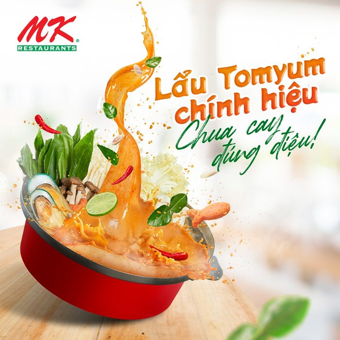 Hình ảnh bữa tiệc lẩu hấp dẫn tại MK Restaurant