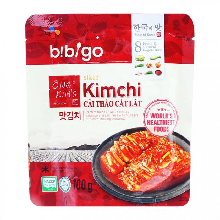 Hình ảnh chân thực kim chi Ông Kim's - Biểu tượng ẩm thực Hàn