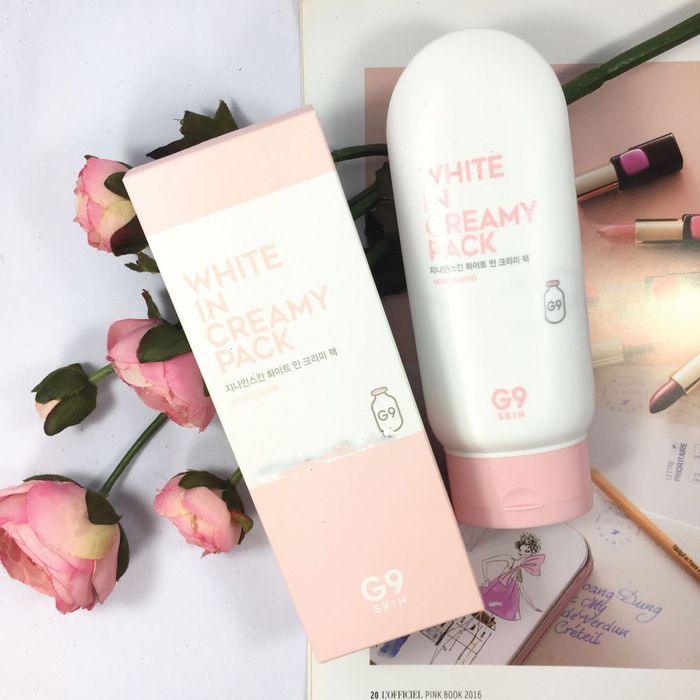 Hình ảnh minh họa Kem Ủ G9-Skin White In Creamy Pack Whitening (ảnh 2)