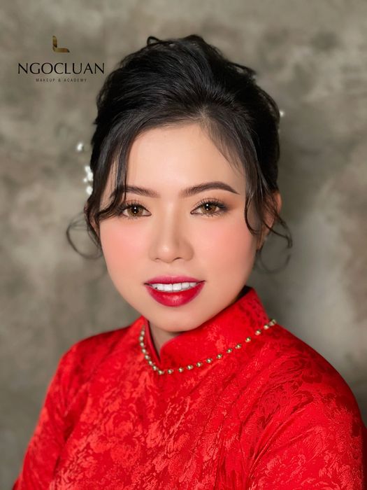Tác phẩm trang điểm cô dâu xuất sắc tại Ngọc Luận Make-Up Artist (Ảnh 2)