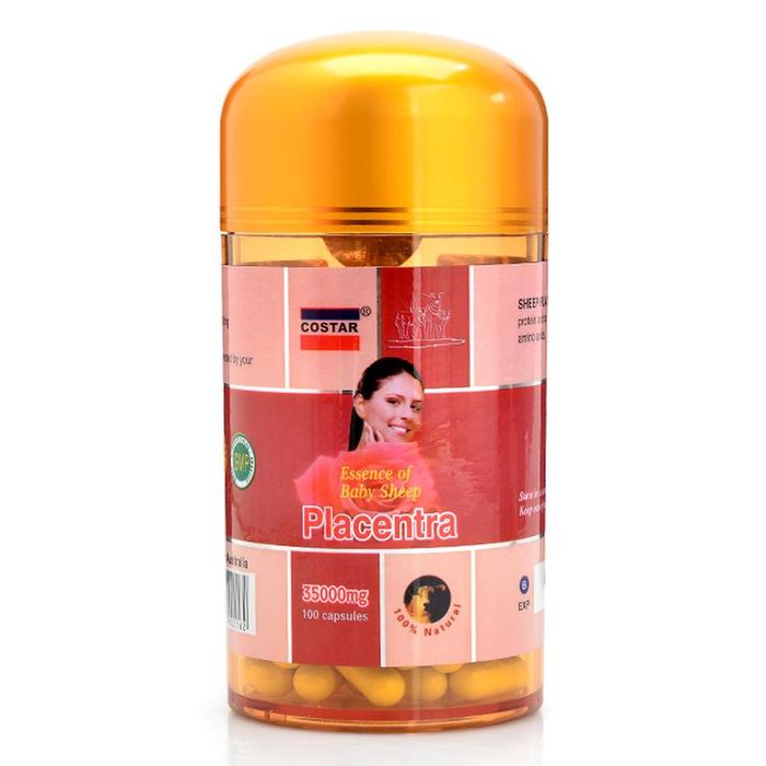 Hình ảnh thực tế viên uống Nhau Thai Cừu Costar Placentra 35000mg cao cấp từ Úc