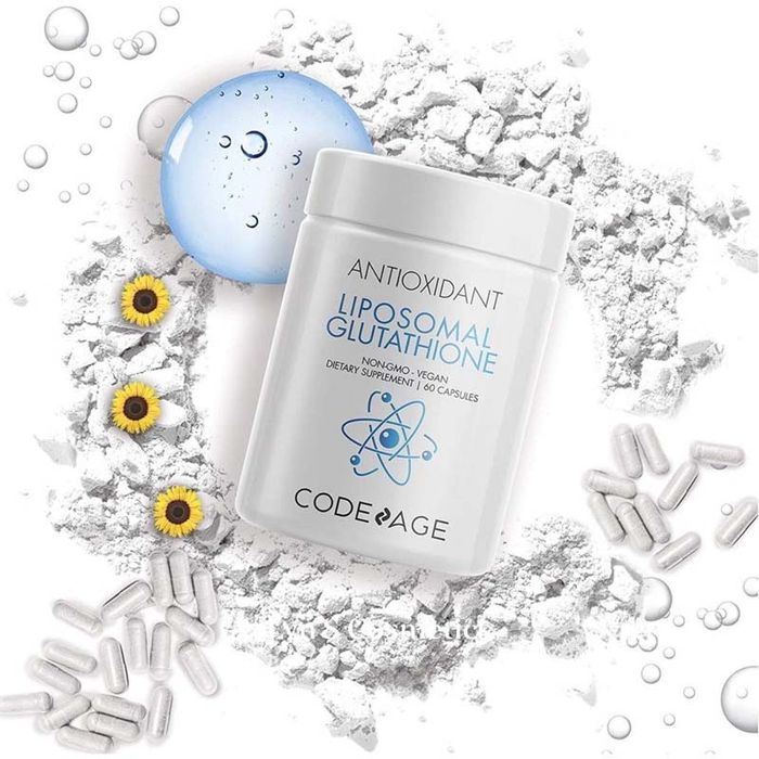 Hình ảnh thực tế Code Age Liposomal Glutathione - Viên uống trắng da công nghệ cao
