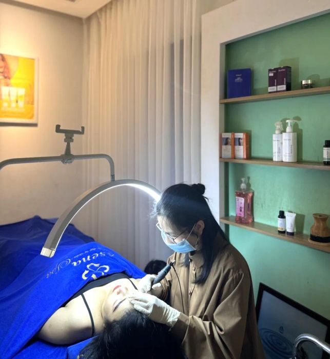 Hình ảnh quy trình điều trị chuyên nghiệp tại Asena Spa