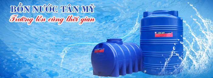 Hình ảnh bồn nhựa Tân Mỹ phiên bản cao cấp