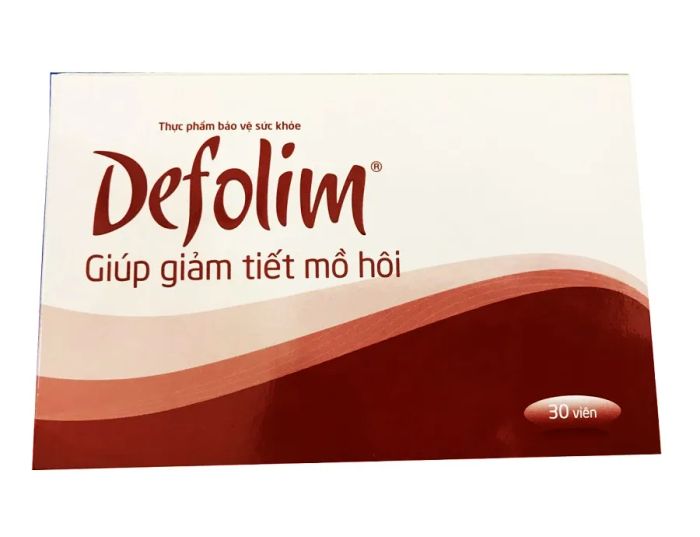 Viên Giảm Tiết Mồ Hôi DEFOLIM ảnh 1