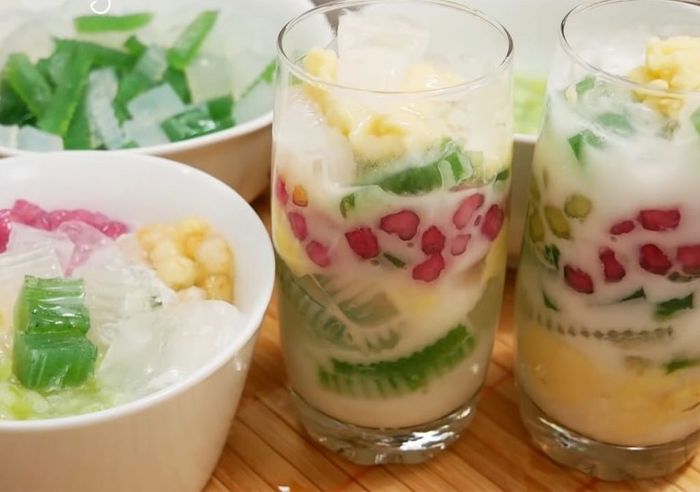 Chè xoa xoa hạt lựu Đà Nẵng - Món ngon đầy màu sắc (Nguồn: Internet)