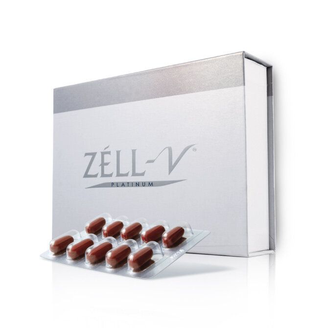 Hình ảnh thực tế viên uống Nhau Thai Cừu Zell V Platinum Plus 30000mg cao cấp