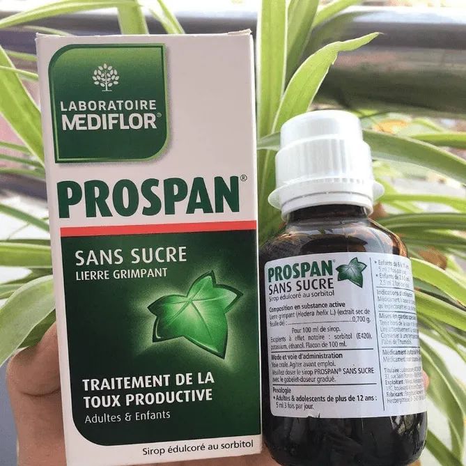 Hình ảnh chai Siro ho Prospan Pháp chính hãng