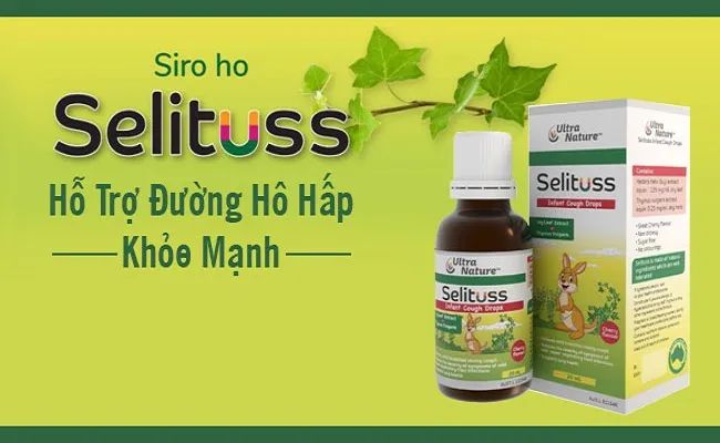 Hình ảnh chai Siro ho Selituss chính hãng