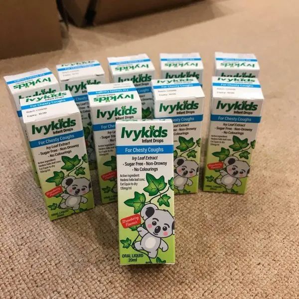 Hình ảnh chai tinh chất ho Ivy Kids chính hãng