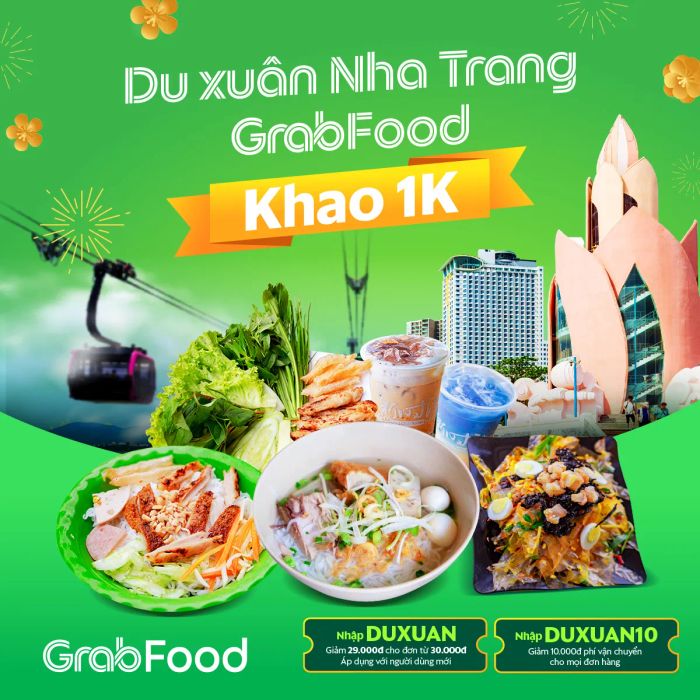 Hình ảnh tài xế GrabFood đang giao hàng