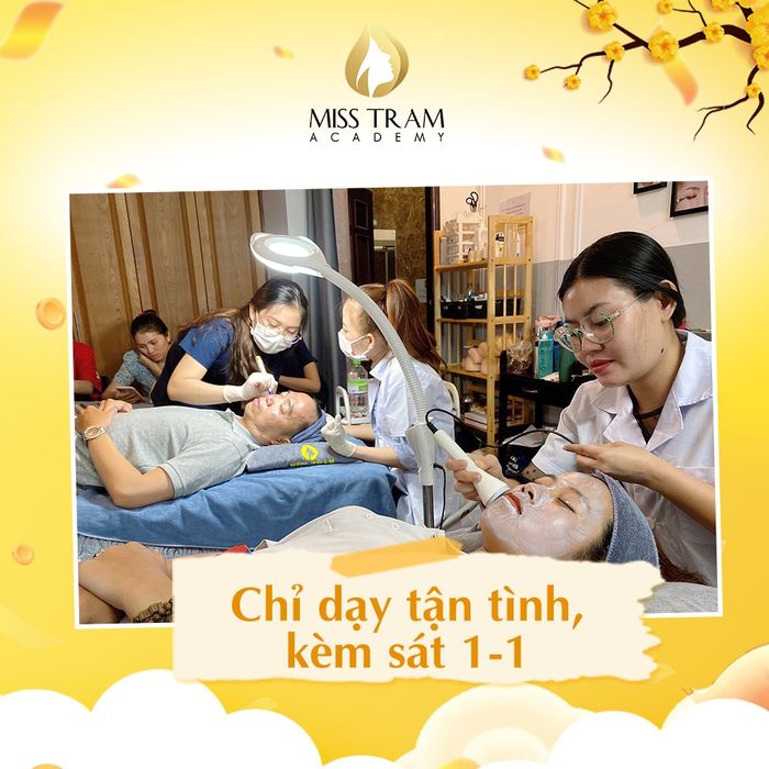 Hệ thống trang thiết bị đạt chuẩn quốc tế tại Học viện Miss Tram