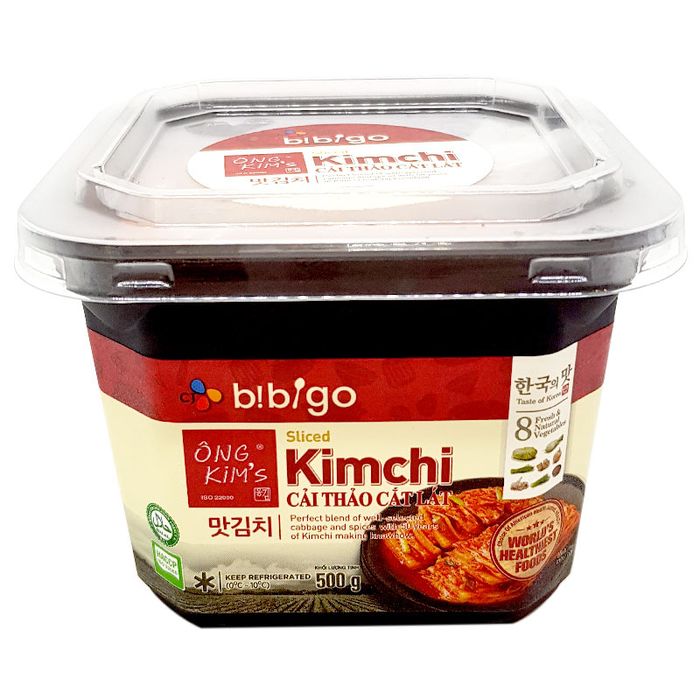 Hình ảnh kim chi Bibigo Ông Kim's chính hãng
