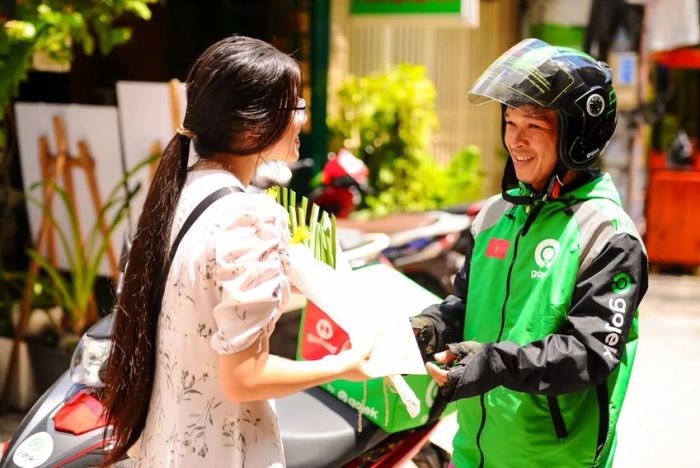 Hình ảnh dịch vụ Gojek tại Việt Nam