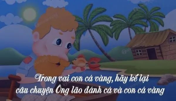 Ảnh minh họa: Cảnh ông lão thả cá vàng (Nguồn: Internet)