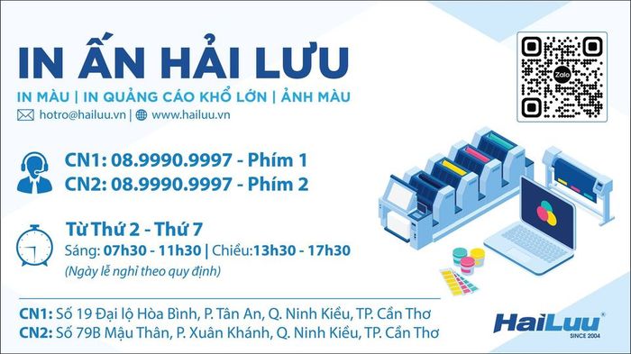 Hình ảnh thi công thực tế của In ấn Hải Lưu