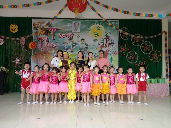 Khuôn viên xanh mát tại Trường Mầm Non Ngô Quyền