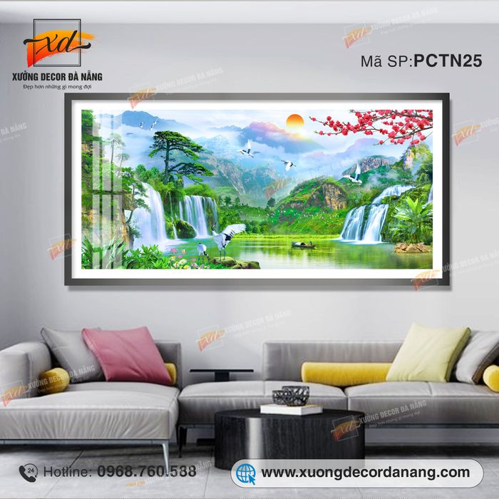 Không gian trưng bày ấn tượng tại Xưởng Tranh Decor Đà Nẵng