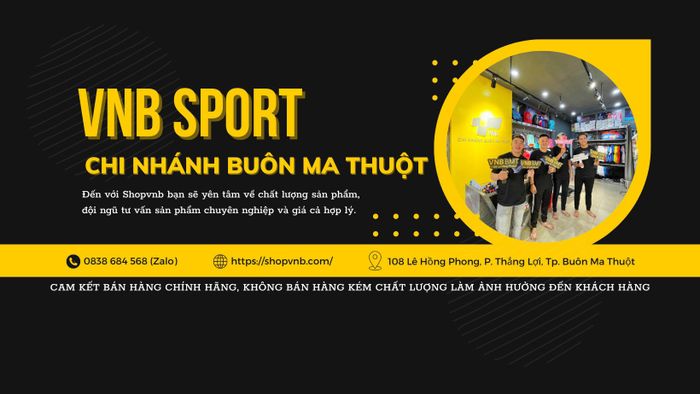 Hình ảnh showroom VNB Sports Buôn Ma Thuột