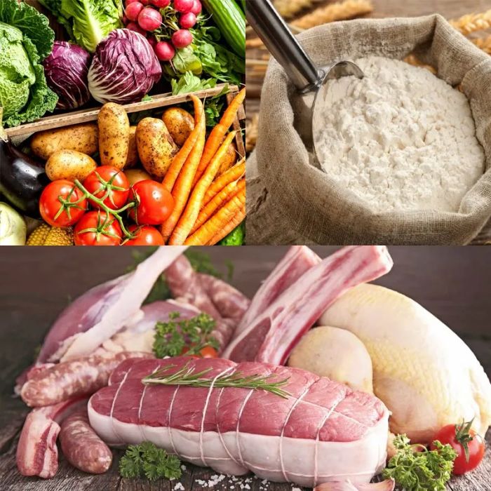 Hình ảnh thực phẩm Tết đa dạng