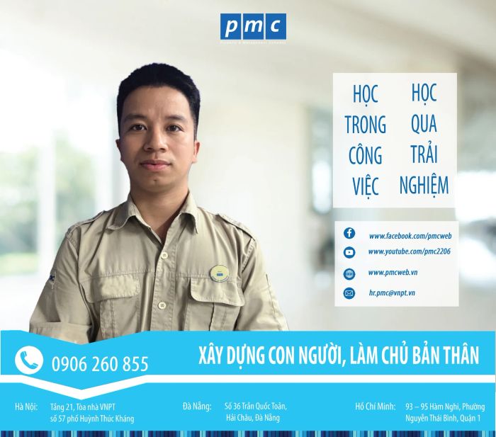 Hình ảnh đội ngũ quản lý chuyên nghiệp của PMC