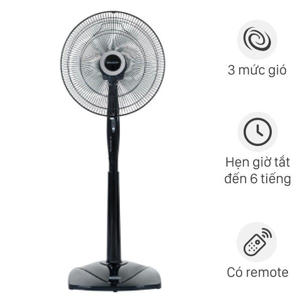 Hình ảnh quạt Sharp thiết kế tinh tế