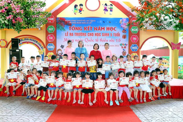 Hoạt động học tập sáng tạo của bé tại Trường Mầm non Lê Lợi