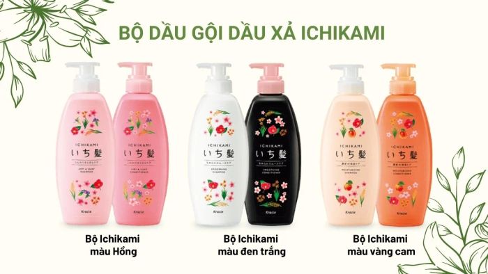 Hình ảnh chính hãng dầu gội Ichikami - phiên bản cao cấp