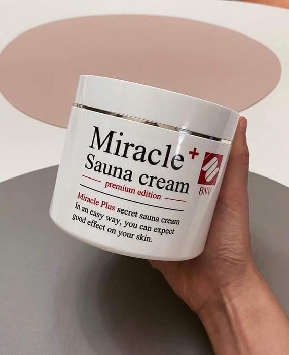 Hình ảnh thực tế kem tan mỡ Miracle Sauna Cream phiên bản Premium