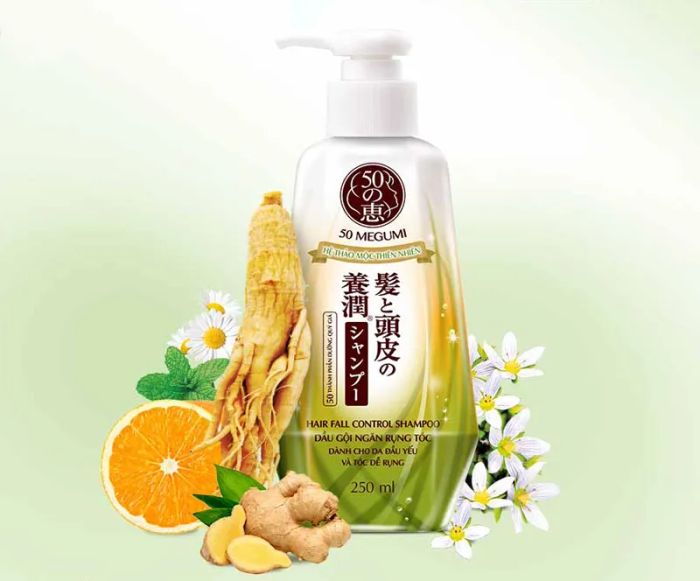 Hình ảnh thực tế Dầu gội Megumi - phiên bản đặc biệt